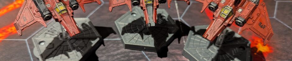 Aeronautica Imperialis - Astartes - Blood Angels - Xiphon Interceptor Squadron